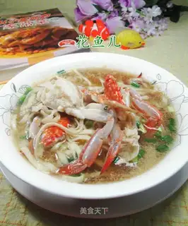 Crab noodles