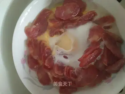Weenie steamed eggs