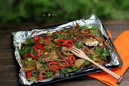 Fresh and roasted fish