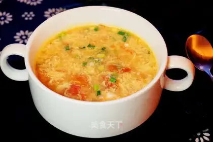 Tomato egg soup