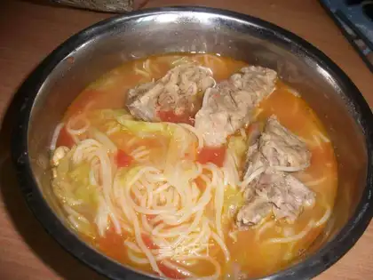 Tomato ribs ramen