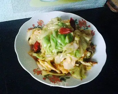 stir-fried cabbage