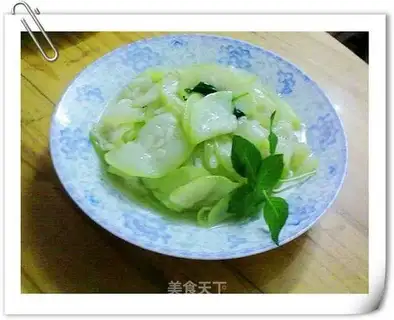 stir-fried vegetable gourd