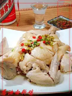 Chicken with Scallion Sauce