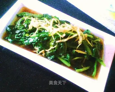 boiled lettuce
