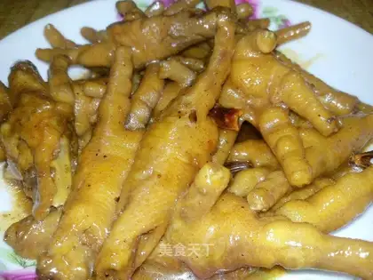 Chicken feet and soybeans