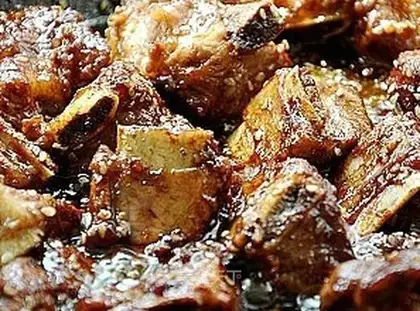 Alternative sweet and sour pork ribs