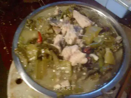 fish with Chinese sauerkraut