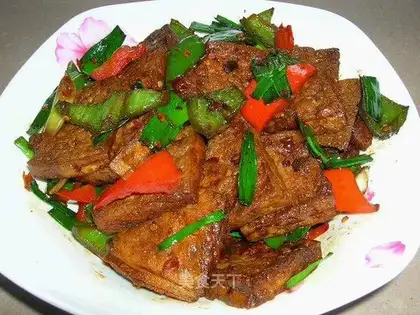 steamed tofu with minced pork