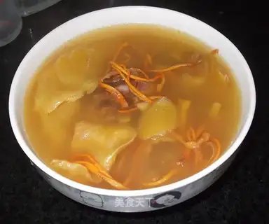 Flower glue, Cordyceps sinensis and shark's fin soup