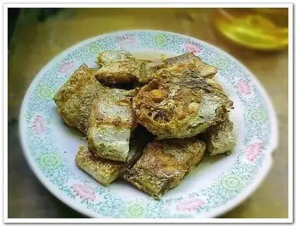 Pan-fried hairtail