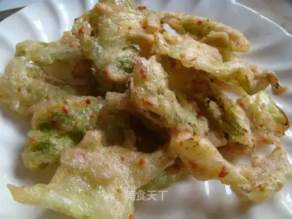 Crispy fried cabbage