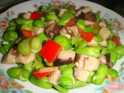 Mushrooms and bean curd
