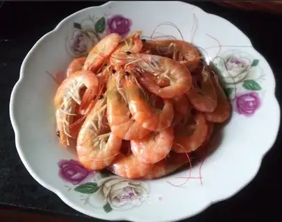 boiled sea shrimp