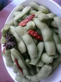 Boiled edamame