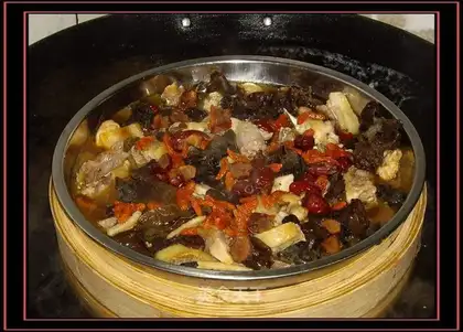 Steamed chicken