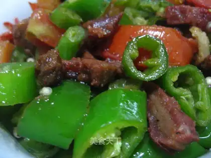 red with green