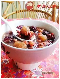 coix rice and red bean porridge