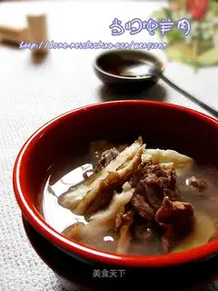 Stewed mutton with angelica