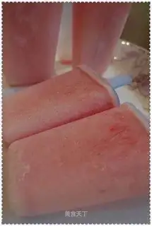 Watermelon popsicle