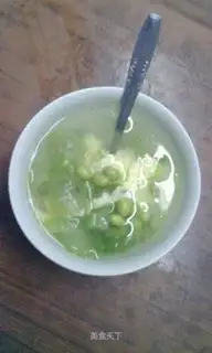 Luffa bean soup