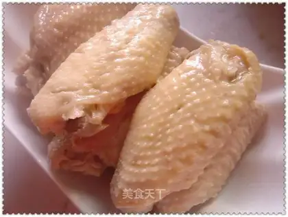 Baked chicken wings with fragrant rice sauce