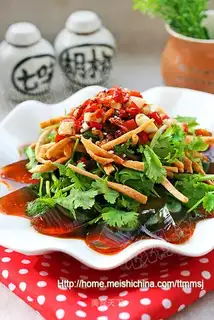 Preserved egg mixed with rice dumplings