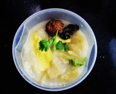 Pig skin and white gourd soup