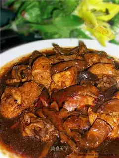 Roasted chicken with mushroom