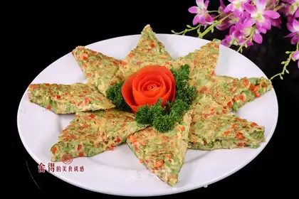 Vegetable eggcake