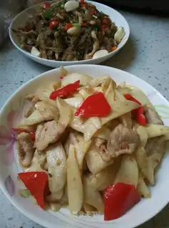 White fried meat