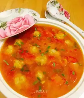 Tomatoball soup