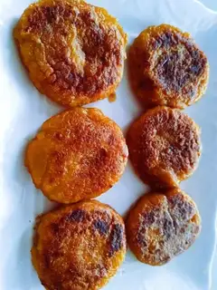 Pumpkin rice cake
