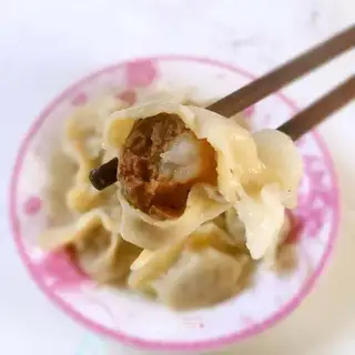 Shrimp beef dumplings