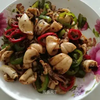 Pepper squid