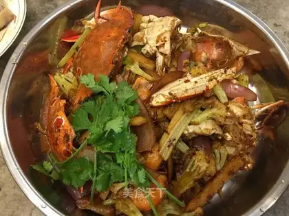 Spicy shrimp crabs