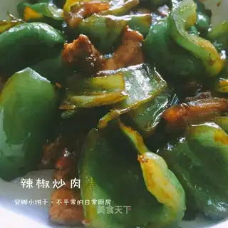 Chili fried meat