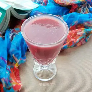 Purple banana juice