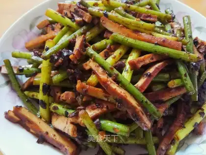 Garlic fried oxen