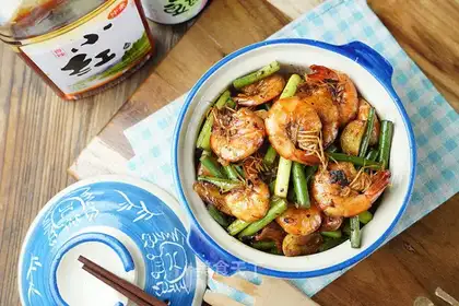Garlic spicy shrimp