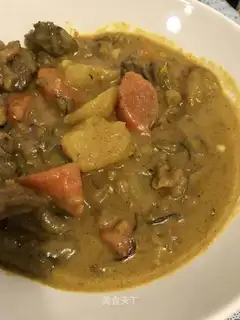 Curry potato beef