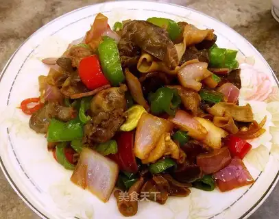 Twin pepper chicken