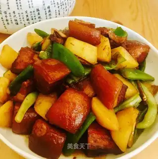 Potato-fruit soup