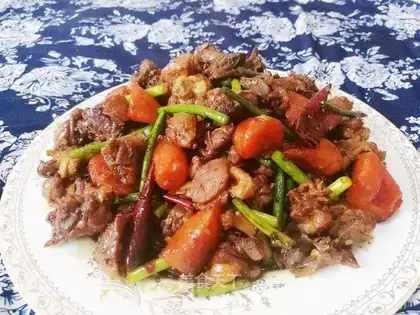 Spicy beer duck