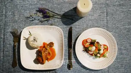 Provence chicken leg