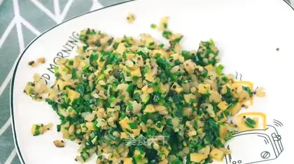 Quail rice with cuisine