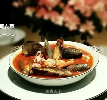 It's a seafood soup