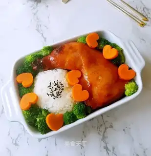 Chicken ham rice
