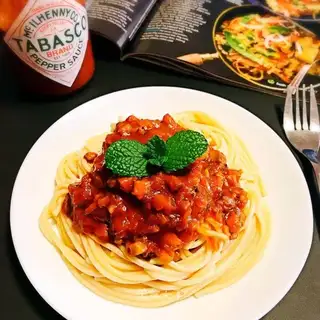 Ketchup pasta