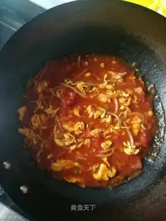Tomato eggs for noodles